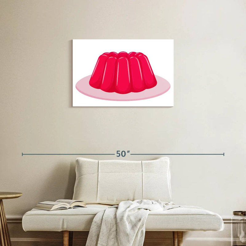 Gelée rose Yarlin, H 20 po x l 30 po