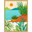 «Bali Coast Sunset» par Cloquet, impression sur bois encadrée-2110125623