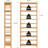 Bamboo Shelf, 6 Tier Bookcase Storage Shelves, Tall Book Rack Shelving Unit, Multipurpose Storage Display Shelf Adjustable Storage Rack