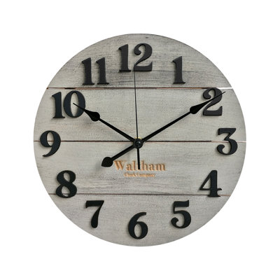 Waltham Wood Wall Clock
