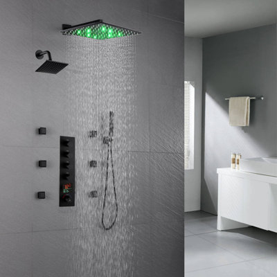 Thermostatic All-In-One Kit with Rough in-Valve
