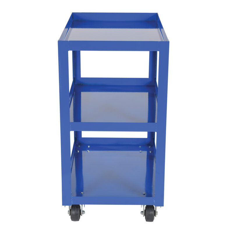 Chariot de service en acier, H 41,69 po x l 21,88 po x P 38,25 po