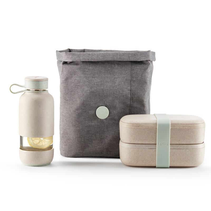 Lékué LunchBag To Go, Organic, Gray