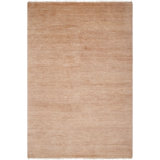Hand Knotted Wool Area Rug in Pink