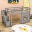 Lit mezzanine simple avec tablettes Jamarrian par Harriet Bee-1491827881
