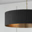 Lustre tambour 4 lumières à intensité variable Donovan-94392813
