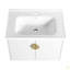 Meuble-lavabo à fermeture en douceur 28 po avec lavabo, pour petite salle de bain (emballage KD)-126528770