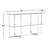 Dern Glass 50" Wide Console Table