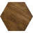 Athena Natural Hexagonal Top Coffee Table