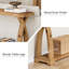 Console en bois massif de 63 po-1975350881
