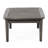 Contemporary Wood And Coffee Table, Slatted Seating Areas, Water - Cushions, Dark Grey, 48 X 29.78 31.01 Modern Table , Wood, Slat Design, For Porches
