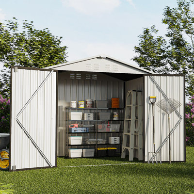 6 Ft. W X 4 Ft. D Metal Storage Shed