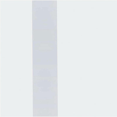 8-shelf White Geometric Bookcase