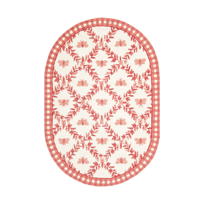 Wool Rug, Oval 7'6" x 9'6" 