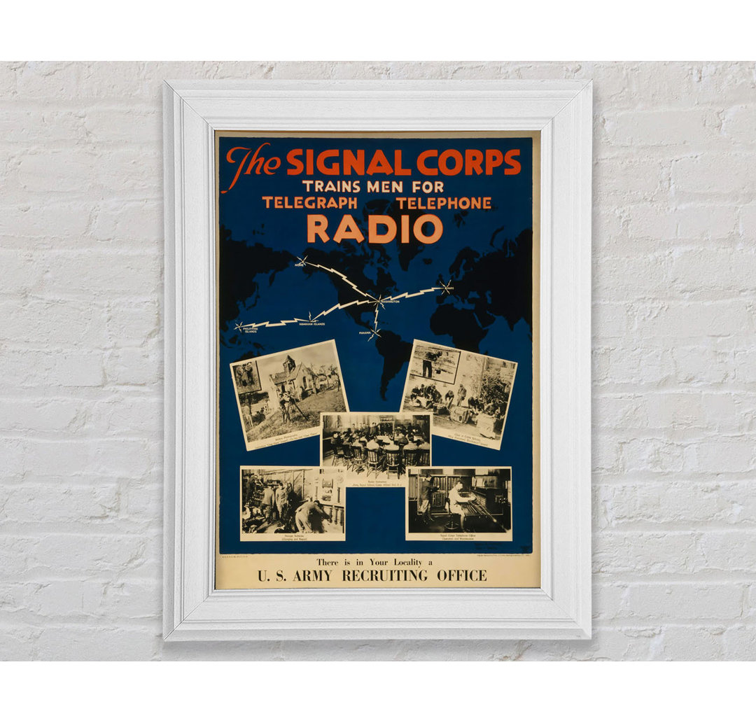 Gerahmter Kunstdruck Join The Signal Corps