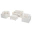 Ensemble de canapés 4 pièces (beige)-1450218687