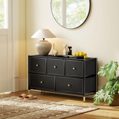 100 cm W Chest of 5 Drawers
