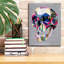 «Skull» par Artpoptart, art mural sur toile-176917329