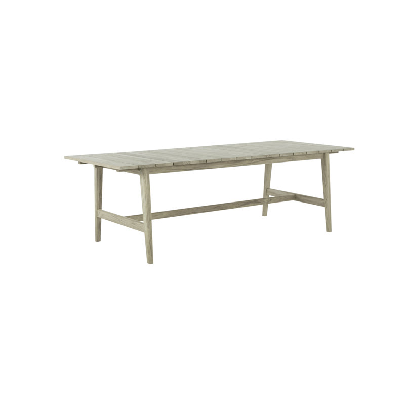 Coast Outdoor Dining Table, Oyster Teak