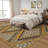Washable Area Rug,Area Rugs Stain-Resistant Thin Carpet with Reinforced Edges,Vintage Design for Living Room,Bedroom,Entry-1167442927-1167442921