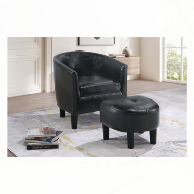 Chaise d'appoint et repose-pieds