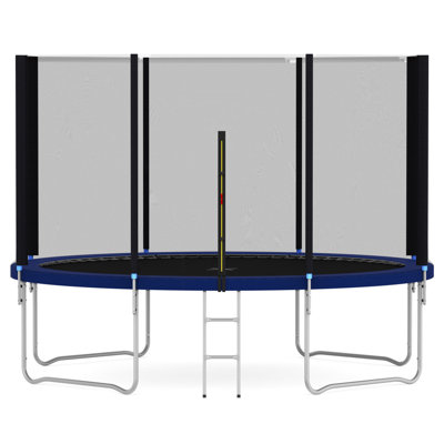 Heavy Duty 12' Above Ground Trampoline with Safety Enclosure
