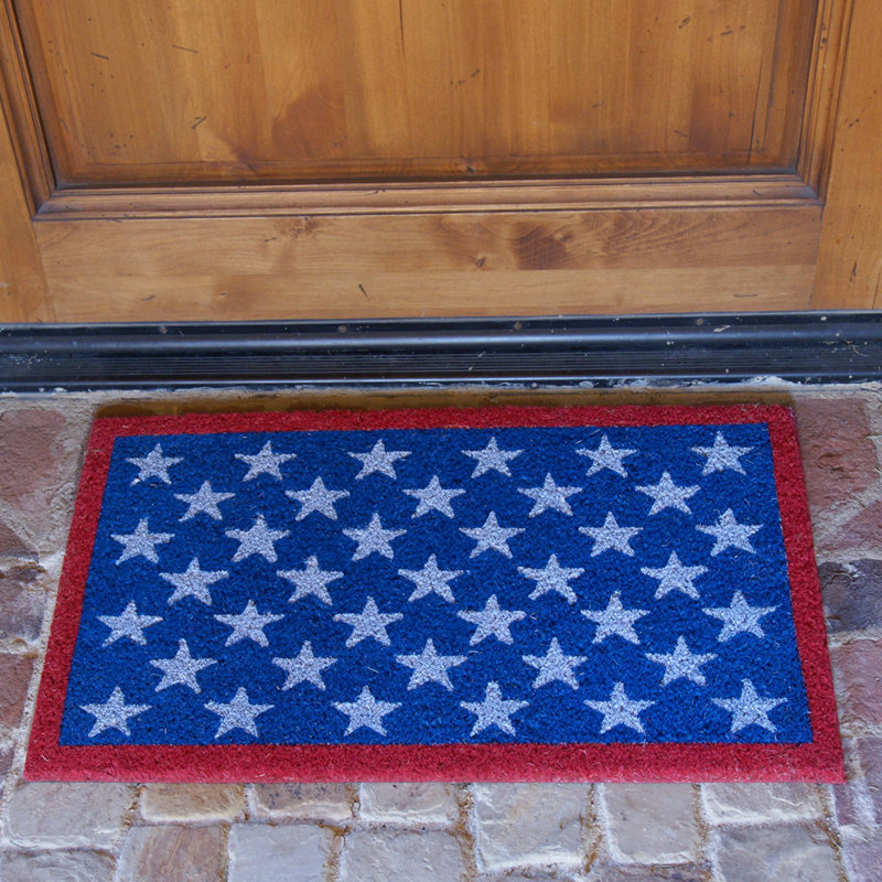 Non-Slip Independence Day Outdoor Doormat