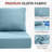 Wickes 24 In. X 24 In. Outdoor Deep Seating Lounge Chair Cushion 6" Thick Water-Resistant Seat/Back Cushion-108320044