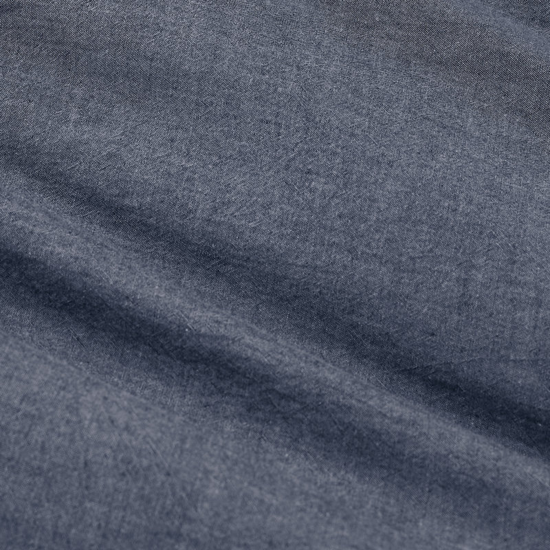 Best Seller Bedsure Cotton Fabric With Microfiber Inner Fill Comforter Set, 143TC, Denim Blue