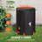 VEVOR Weather Resistant Plastic Dual Overflow Rain Barrel with Diverter Kit-88600140