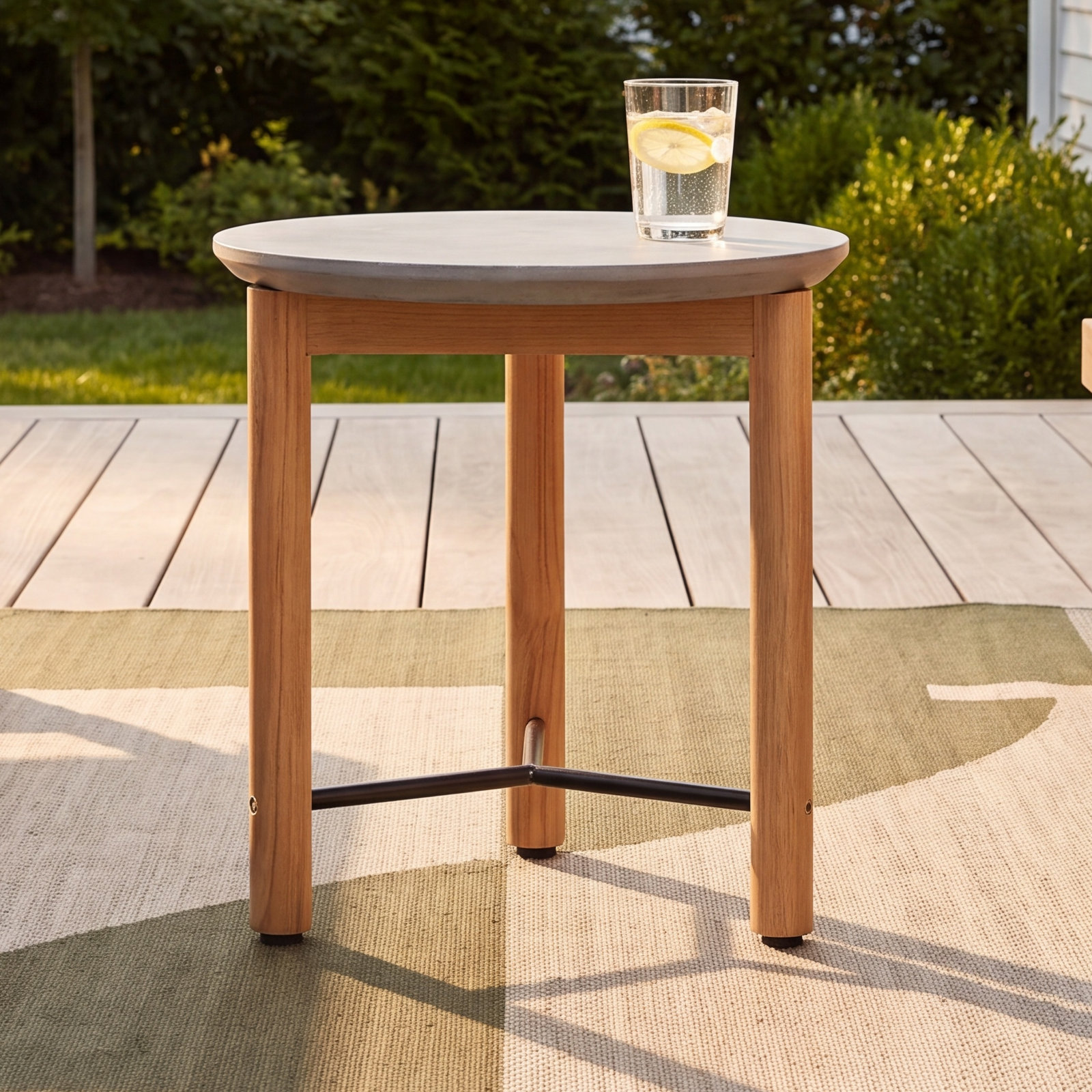 Haven 20'' Concrete Outdoor Side Table