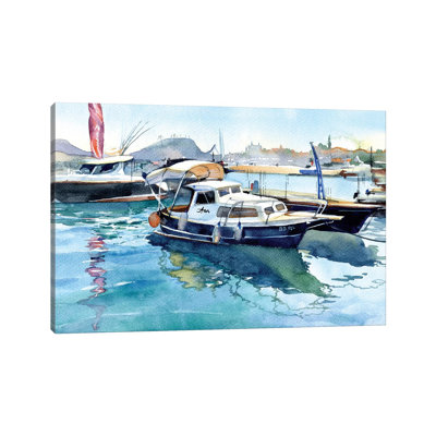 Boats II by Marina Ignatova - Wrapped Canvas Print