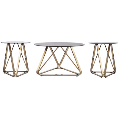 Stondon 3 Piece Living Room Table Set