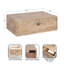 Table de bout en bois massif Mirza