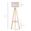 Taha 154cm Tripod Floor Lamp