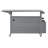Foldable Outdoor Kitchen Island With Storage Cabinet, Lockable Wheels, And Towel Rack For Patio And Garden, Grey | Gift Idea-50395232