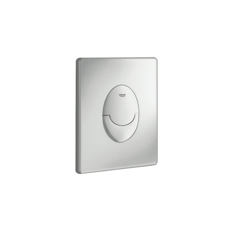 Skate Vertical Installation Air Actuation Plate, Matte Chrome