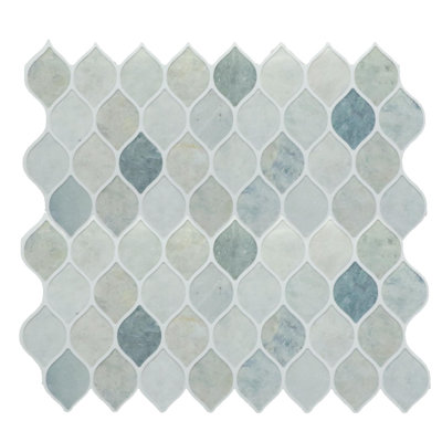 Carreau de mosaïque pelez et collez en PVC 30 po x 137 po