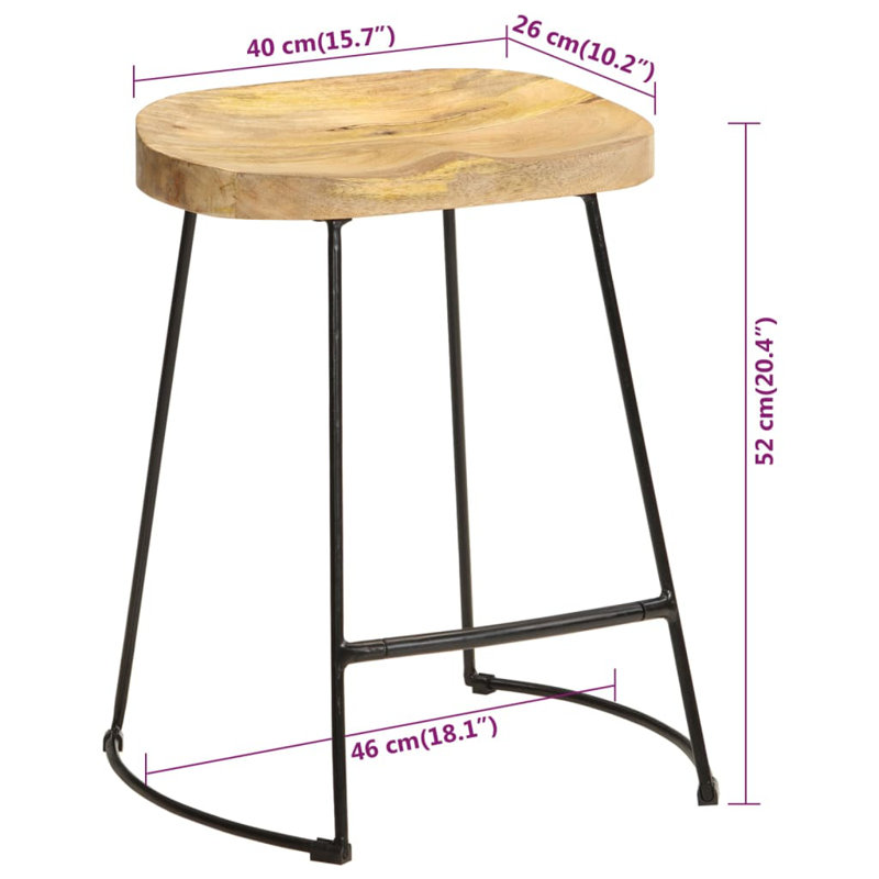 Tabouret 20,5 po Geremia
