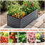 Lit de jardin surélevé en métal galvanisé 6X3x2 Ft