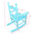 S Rocking Light Light Blue Chair- Indoor Or Outdoor -Suitable For Kids-Durable-1546035712