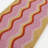 Squiggle Stripes Pink Modern Doormat