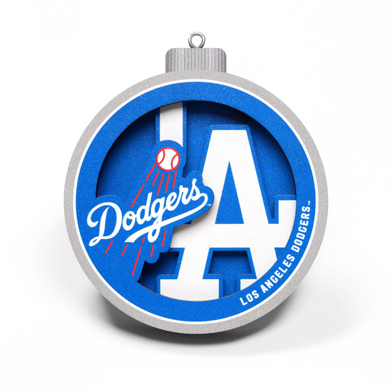 Ornements de la série MLB 3D Logo, Dodgers de Los Angeles
