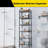 6-Wire Standing Storage Shelf for Bathroom Organizers and Storage & Laundry Room Organization-129019172