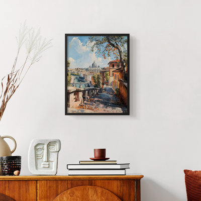 LANDSCAPES Series CD III - Reproduction encadrée de qualité supérieure - Prêt à être accroché - Aucun clou requis