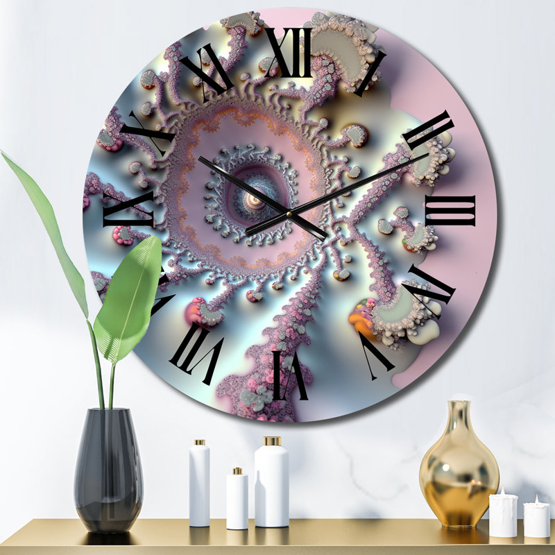 Horloge murale en métal, Moyenne