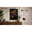 Macaw Among Fruits Tropical - Framed Print-1696478392-1696478394