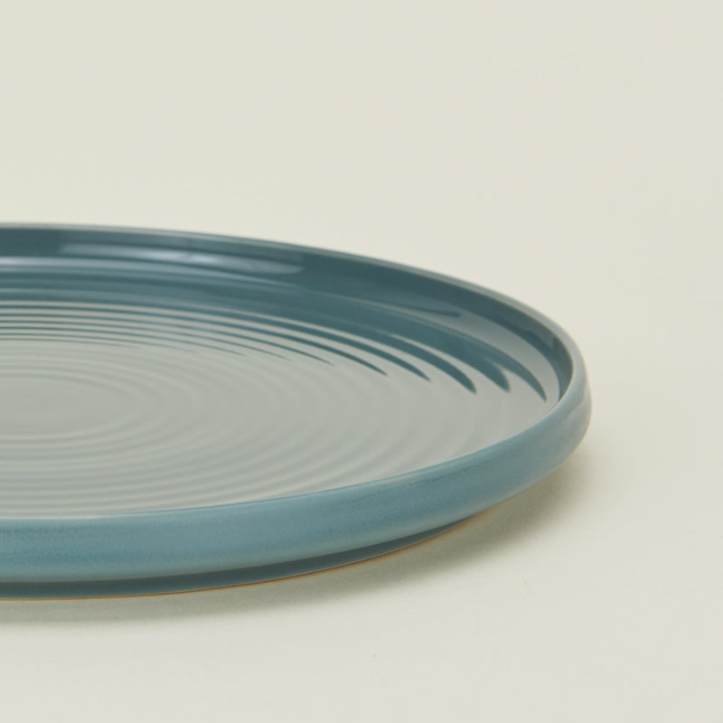 Essential Stoneware Dinner Plate, Blue