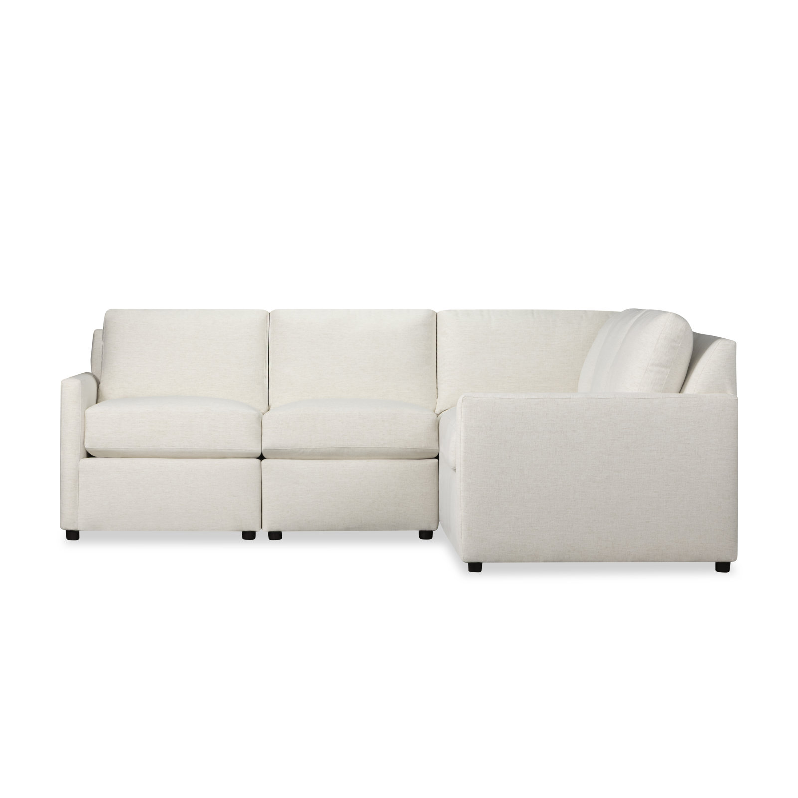 Damari Sectional, Nomad Snow Crypton® Chenille
