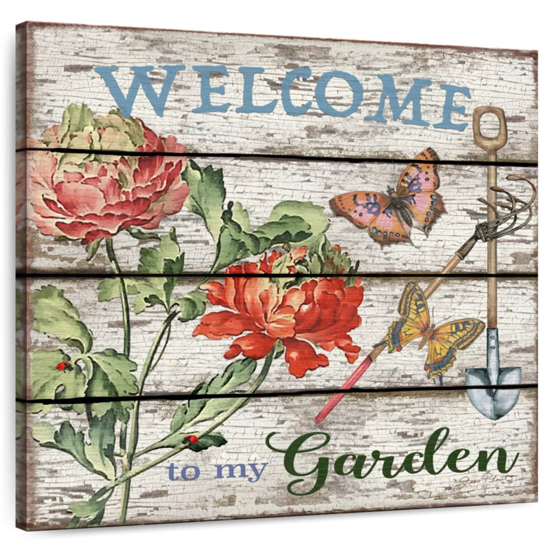 Panneau mural Khylige Country Garden I, H 10 po x l 10 po